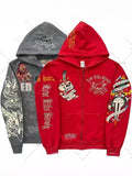 Skull Hoodie Y2k Vintage Gothic Autumn And Winter Hip Hop Long-Sleeved Coat Loose Hooded
