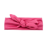 New Baby Nylon Headband Soft Rabbit Bowknot Turban Hair Bands for Children Girls Elastic Headwrap Hair