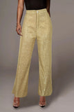 Sequined Party High Waist Retro Wide
