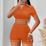 Style Women's Wear Temuebay2025 Spring And Summer Shorts Short Sleeve