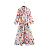 Spring Sleeves Embroidery White Shirt