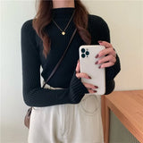 Winter Knitted Sweater Women 2021 Autumn Winter Korean Turtleneck Long Sleeve Pullover Female Jumper Green