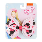 Bows Jojo Siwa Rainbow Printed Knot Ribbon Bow For Girls Handmade Boutique Hair Clip Children Hair