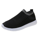 Zingj Hot Selling Breathable Lightweight Sports Casual Shoes Round Head Fashion Plus Size 43 Women's Single Shoes-Outfit