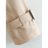 2025 Spring New Women's Clothing With Belted Long-Sleeved Casual Windwear