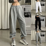pants Black Jogging Sweatpants Women for pants Baggy Sports Pants Gray Jogger High Waist Sweat Casual Female