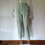 Casual High Waist Pure Color
