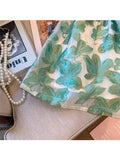 Spaghetti Strap Dress Women Vintage Sweet Flower Print Korean Fairy Dress Y2k Beach Party Princess Vestidos Summer
