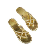 Zingj Slippers Female 2024 Summer New Clip Toe Solid Color Casual Wear Beach
