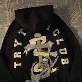 Zingj Sweatshirt Punk Goth Wing Letter Print Hoodies Streetwear Plus Size Jacket Long Sleeve Tops Aesthetic Girls Clothes 211-1-Outfit