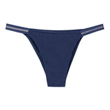 Women Luxury Sexy Panties Low-waist Underwear Thong Female G String Breathable Lingerie Temptation Solid Color