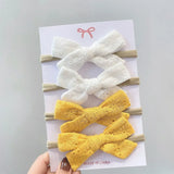 Soft Nylon Baby Girl Headband Bowknot Newborn Headbands Elastic Hair Bands Infant Turban Headwear Kids Hair