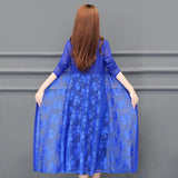 Cardigans Long Kimonos Summer Long Sleeve Sun-protection Lace Floral Long Coats Plus Size XL~4XL 5XL Casual Lady