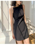 Women New Spaghetti Strap Elegant Party Mini Dress Female Fashion Sexy Ladies Sleeveless