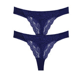 Lace Women's Panties G String Thong Low-Waist Female Underpant Hollow Out Breathable Seamless Underwear Women