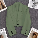 White Suit Jacket Lady Spring And Autumn New 2025 Leisure High-End Design Sense Small Small