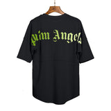 Shoulder Short Sleeve Men Printing Women Couple Back Loose