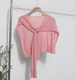 Ma Hai Mao Shawl Fluffy Soft Outside With A Scarf Neck Autumn Winter Hair Weaving Small Canopy Woman