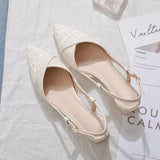 Zingj New One Line With Rear Air Heel Sandals-Outfit