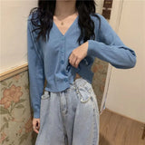 Zingj Coat Long-Sleeved Thin Jacket Autumn 2024 New Korean Version Loose Short With A Small Knit-Outfit