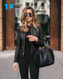 Women Coat Jackets PU Leather Keeps Warm Fashion Long Sleeve black blue Coat Thick Warm Female Jacket 2020 tops