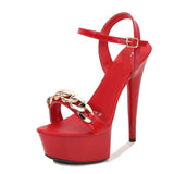 Zingj Button Buckle 13CM15CM Slippers Women's Summer Waterproof Platform Anti-Slip Platform Sexy