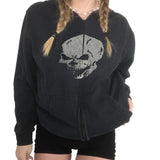 Female Sweatshirt Harajuku Oversized Hoodies 90s Vintage Women E-girl Gothic Clothes Streetwear Autumn Zip Up Coat