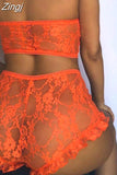 Sexy Women Lace Tulle Lingerie Set Ruffle Sleepwear Babydoll Ladies Sexy Bandeau Underwear Nightwear Exotic Sets