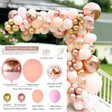 Silver Macaron Birthday Balloon Garland Arch Kit Party Foil Metal Balon Weding Baby Shower Birthday Party Decor Kids Adults