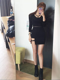 Style Black Hip Skirts Irregular Hem Pencil Micro Mini Skirt Sexy Slim Women Party Skirts Black Bodycon Short