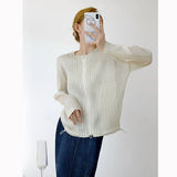 Houses Folded Round Collar Outside With Sunscreen Women's Net Eye Splicing Short Zipper Sun Protection Jacket Fashion