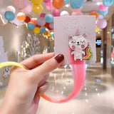 Sweet Colorful Hairpin Lovely Children Girls Hairclip Kids Cute Barrette Cartoon Extension Braider Rainbow Hair