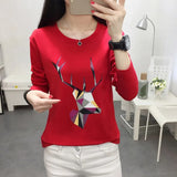 Chemise Femme Manche Longue Long Sleeve Tshirt Women 2021 Casual Cotton T Shirt White T-Shirt Plus Size Camiseta
