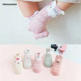 5 Pairs/lot Summer Mesh Socks For Newborns Baby Cute Cartoon Socks For Girls Thin Soft Cotton Boy Child Socks