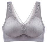 Sexy Latex Seamless Bra Women Push Up Underwear Gathers Shock-Proof Pad Female Intimate Fashion Soft Plus Size