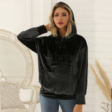 Hair Dresser Popular Style 2023 Fashion Sweater With Velvet Autumn And Winter