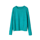 2021 womens sweater autumn winter knitted tops round neck pullover sweater Korean winter
