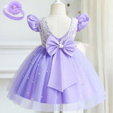 Baby Dress Girl Beading 1st Birthday Dress For Baby Girl Dress Elegant Princess Dresses Infant Party Christening