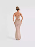 And Summer Hot New Sexy Trend Bare Back Tsets Coat Ass Long Skirt Knitting
