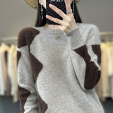 2025 New Cut Autumn And Winter Shirt Fashionable Fashion Lady Hip Thirteen Line Cashmere