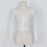 Sweet Square Collar Low Chest Ruffles Short Bottom Solid Color Shirt Blouse Spring 2021 Women Tops