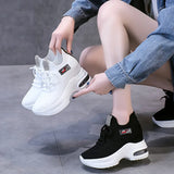 Increased Thick Platform Sneakers Lightweight Mesh Breathable Recreational Running Shoes In 2025 Fall New Women's Shoes
