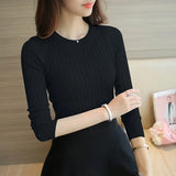 Sweater High Elastic Solid Turtleneck 2021 Fall Winter Fashion Sweater Women Slim Sexy Hight Bottoming Knitted