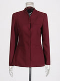 Temperament Commuting Style Two Sets 2025 New No-Sleeve Blazer + High-Waisted Trousers Women's Solid Color