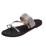 Cool Slippers Women's Fashion Water Drill Outdoor Summer Breathable Water Drill Casual Cool