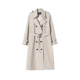 2021 Spring Long Trench Coat Women Double Breasted Slim Trench Coat Female Outwear Fashion