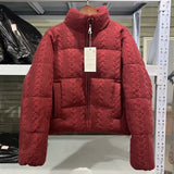 Winter Women's Street Fashion Collar Knitting Warm Zipper Cotton