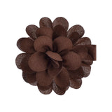 Pcs/lot Chiffon Petals Flower Hair Clips For Baby Girls Solid Hairpins Headdress Barrettes Floral Headwear Hair