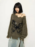 Grunge Butterfly Fluffy