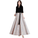 Evening Dress Women's 2025 New Temperament Party Walk Show Dress Party Banquet Year's President's Evening